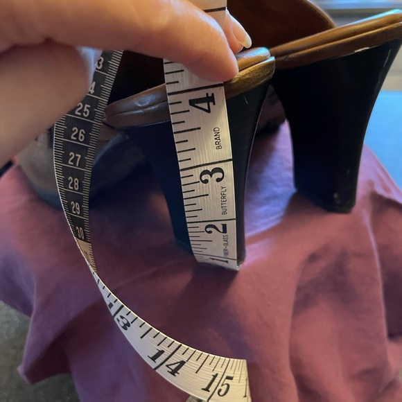 Boc Born Concept Joy Mules Brown Leather Buckle - Picture 5 of 13